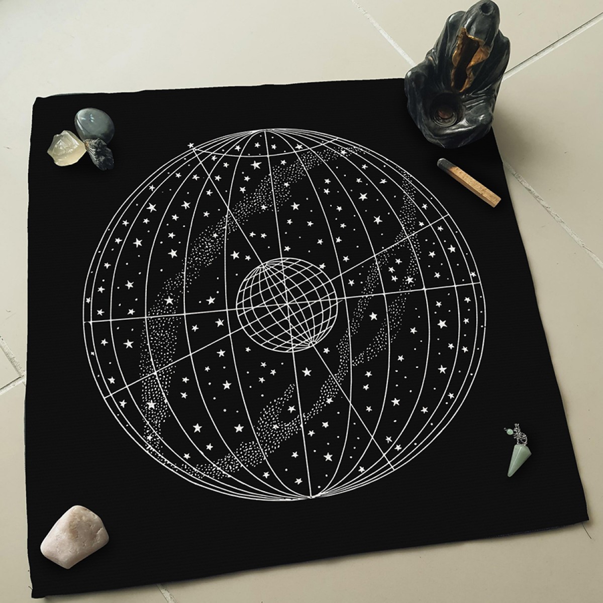 Astroloji Desen Altar - Sunak - Tarot Açılım  Örtüsü
