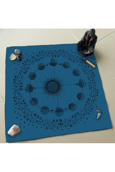 Astroloji Desen Altar - Sunak - Tarot Açılım  Örtüsü
