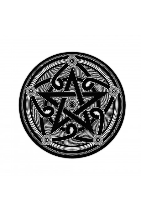 Pentagram  Yuvarlak Halı