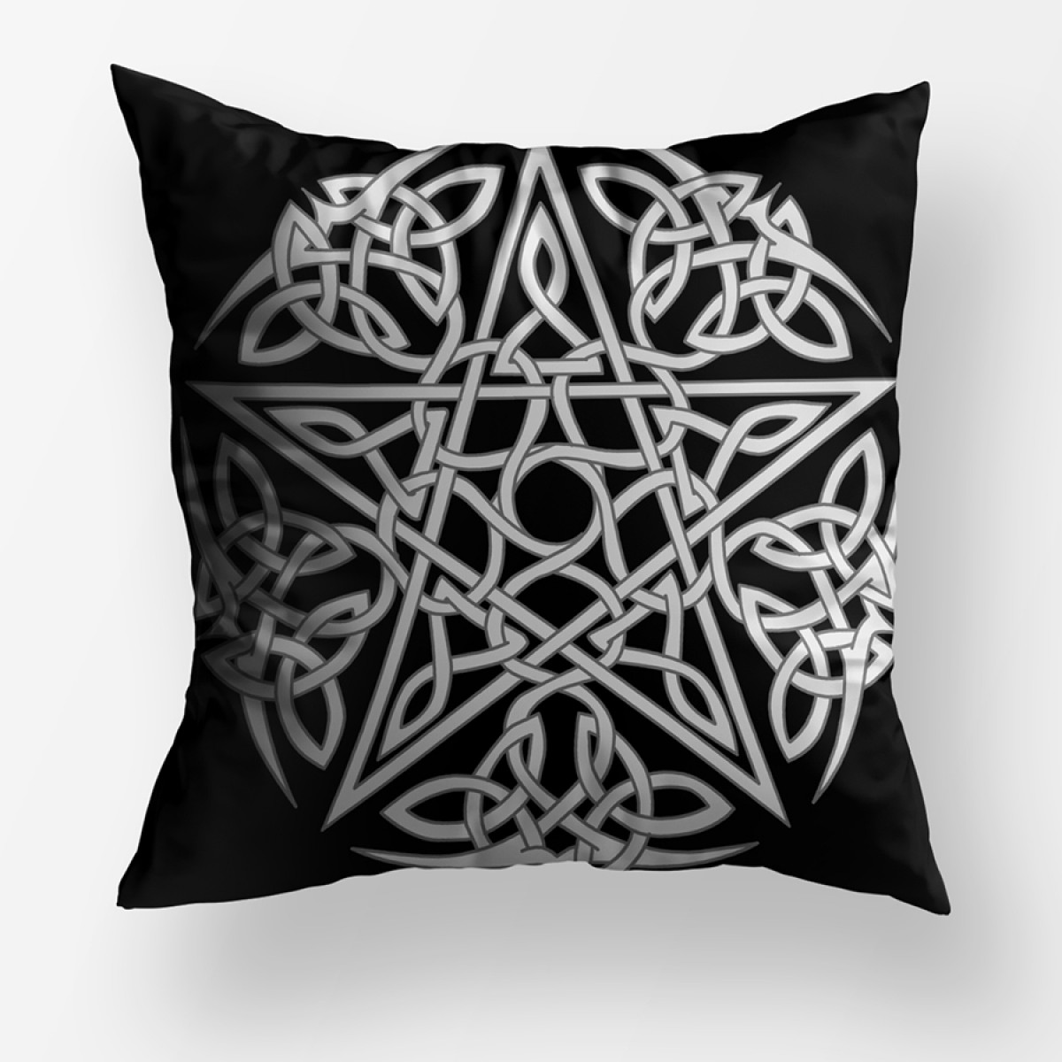 Pentagram Dekoratif Kare Yastık